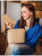 Vuch Nurmi bézs cipzáras crossbody kézitáska