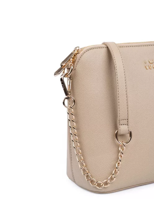 Vuch Nurmi bézs cipzáras crossbody kézitáska