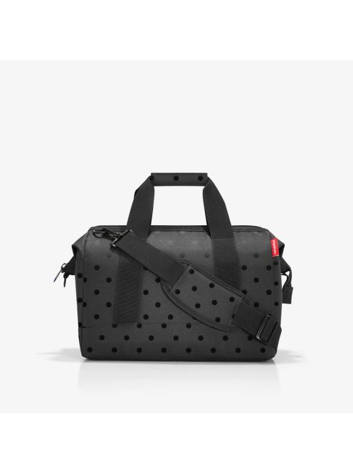 Reisenthel Allrounder M glossy dots black MS7075 utazótáska