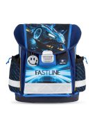Belmil Fastline kék autós elsős iskolatáska szett