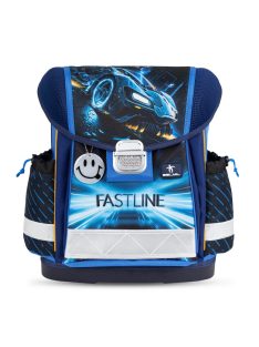 Belmil Fastline kék autós elsős iskolatáska szett