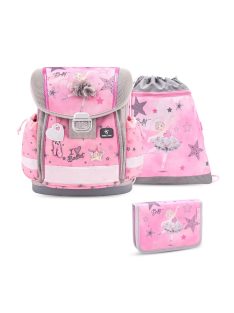Belmil Ballet Light Pink elsős iskolatáska szett