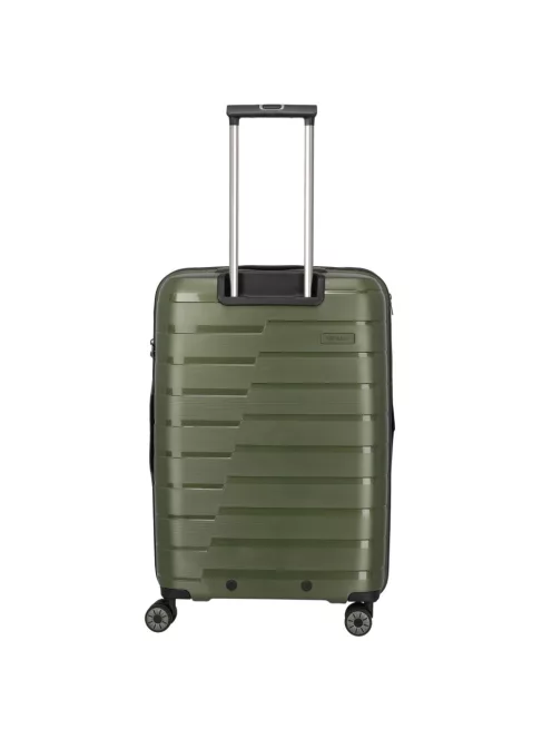 Travelite Air Base M olive bővíthető közepes méretű bőrönd