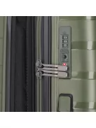 Travelite Air Base M olive bővíthető közepes méretű bőrönd