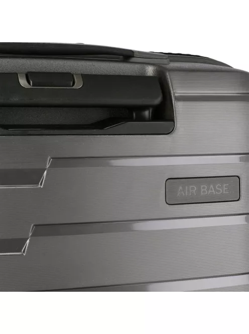 Travelite Air Base S antracit bővíthető kabinbőrönd