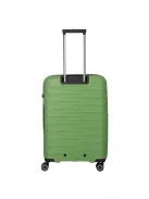 Travelite MOOBY M zöld bővíthető közepes méretű bőrönd