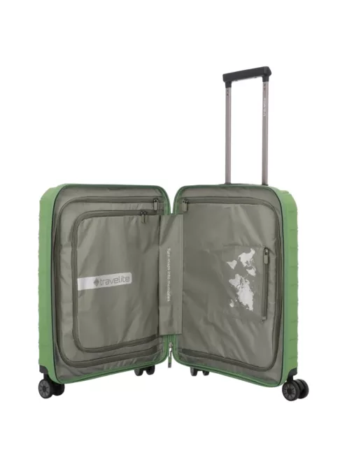 Travelite MOOBY S zöld kabinbőrönd