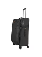 Travelite Briize L fekete bővíthető nagy méretű bőrönd