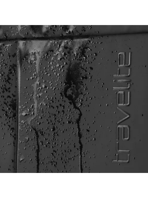 Travelite Briize L fekete bővíthető nagy méretű bőrönd