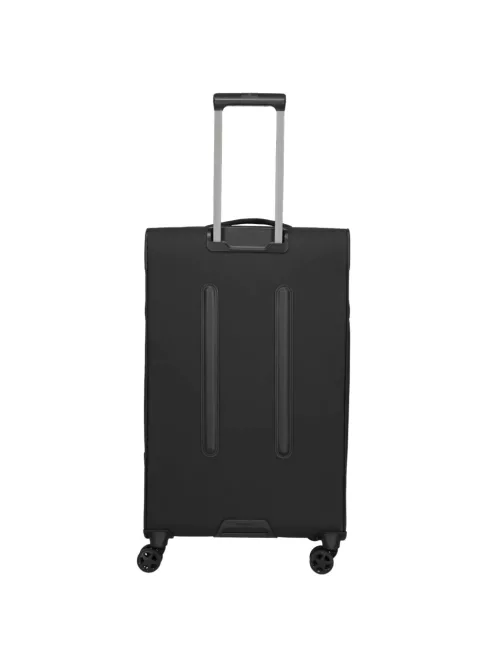 Travelite Briize L fekete bővíthető nagy méretű bőrönd