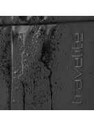 Travelite Briize M fekete bővíthető közepes méretű bőrönd