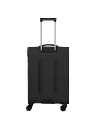 Travelite Briize M fekete bővíthető közepes méretű bőrönd