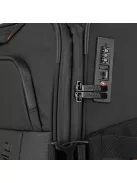 Travelite Briize M fekete bővíthető közepes méretű bőrönd