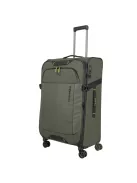 Travelite Briize L khaki bővíthető nagy méretű bőrönd