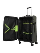 Travelite Briize L khaki bővíthető nagy méretű bőrönd