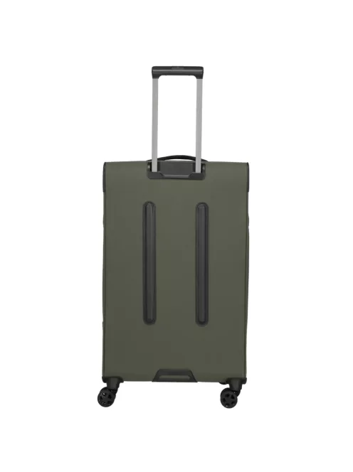 Travelite Briize L khaki bővíthető nagy méretű bőrönd