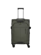 Travelite Briize M khaki bővíthető közepes méretű bőrönd