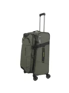 Travelite Briize M khaki bővíthető közepes méretű bőrönd