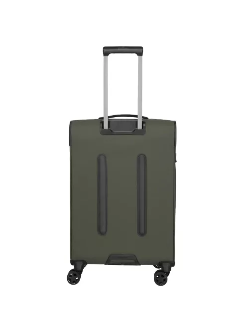 Travelite Briize M khaki bővíthető közepes méretű bőrönd