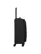Travelite Umbria M fekete bővíthető közepes méretű bőrönd