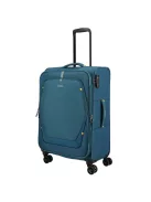 Travelite Umbria M petrol bővíthető közepes méretű bőrönd