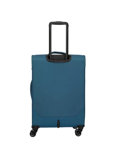 Travelite Umbria M petrol bővíthető közepes méretű bőrönd