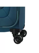 Travelite Umbria M petrol bővíthető közepes méretű bőrönd