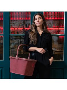Reisenthel BK3104 carrybag twist maroon kosár