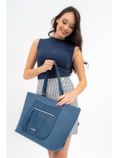 Budmil kék A/4-es nagy válltáska 10230100/S2