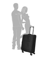 Enrico Benetti Oakville L fekete nagy méretű bőrönd