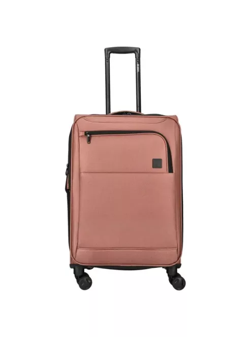Enrico Benetti Oakville M rozé közepes méretű bőrönd 39048