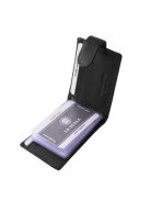 La Scala bőr kártyatartó ADQ30809/T fekete