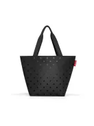 Reisenthel ZS7075 shopper M glossy dots black női válltáska