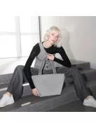 Reisenthel ZS7075 shopper M glossy dots black női válltáska