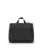 Reisenthel toiletbag XL glossy dots black WO7075 kozmetikai táska 