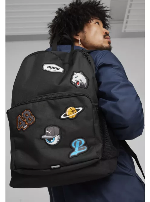 Puma Patch fekete hátizsák 090344 01
