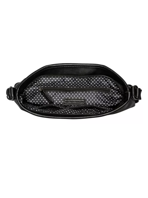 Tom Tailor Juna Hobo Bag fekete női válltáska 24416 60