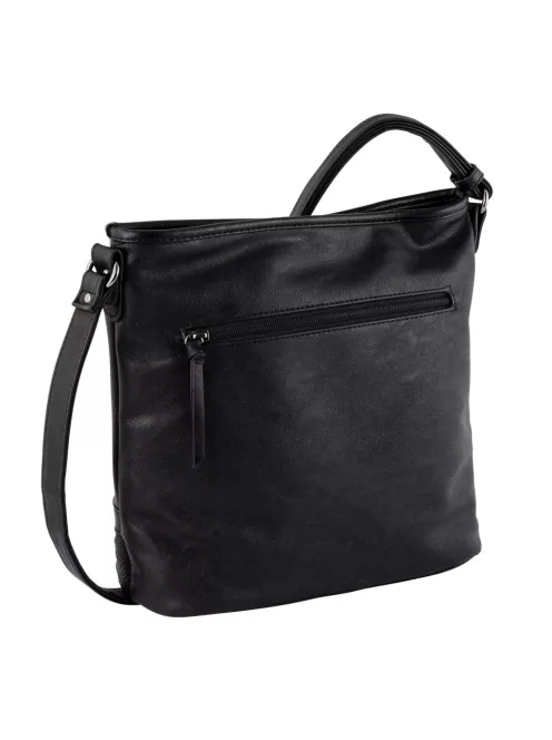 Tom Tailor Juna Hobo Bag fekete női válltáska 24416 60