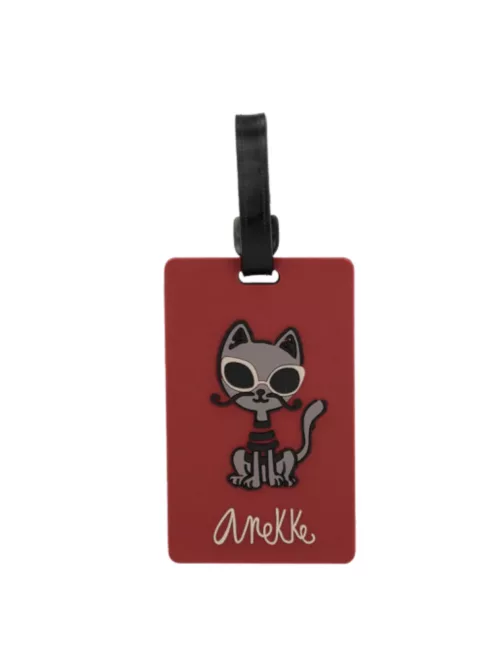 Anekke Mademoiselle 41580-102 bordó bőröndcímke