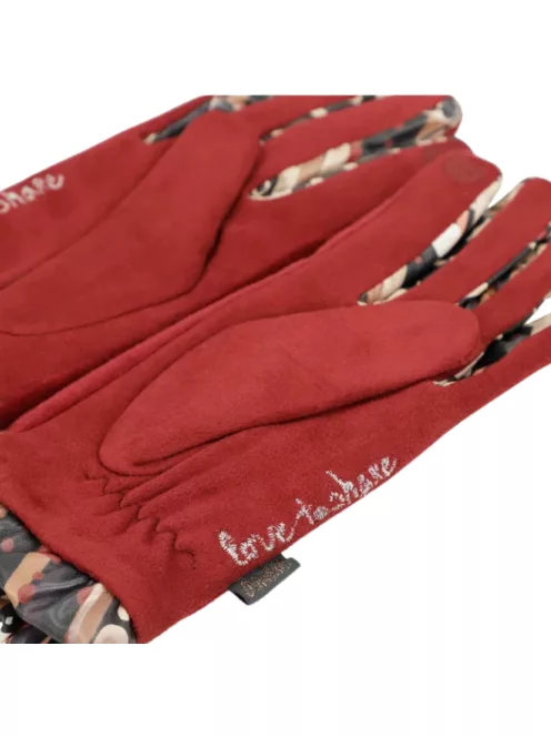 Anekke bordó kesztyű 41482-051