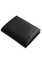 La Scala bőr kártya és irattartó pénztárca ADQ1008 fekete