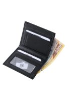 La Scala bőr kártya és irattartó pénztárca ADQ1008 fekete