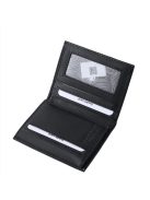La Scala bőr kártya és irattartó pénztárca ADQ1008 fekete