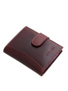 La Scala bőr kártyatartó ADQ2038/T bordó