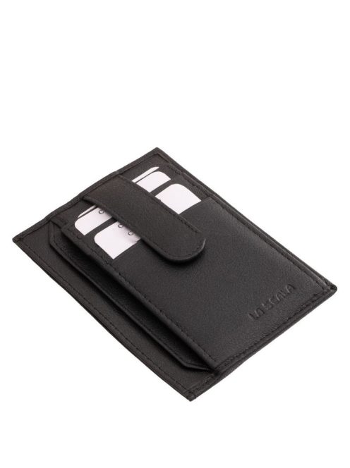 Valódi bőr kártyatartó La Scala 3188 fekete