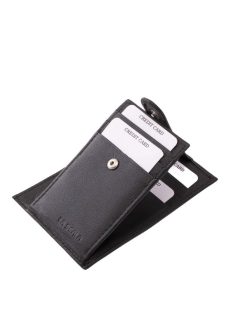 Valódi bőr kártyatartó La Scala 3188 fekete