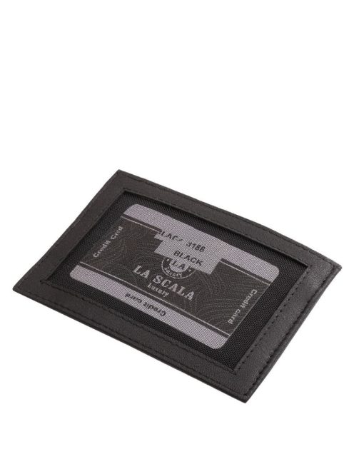 Valódi bőr kártyatartó La Scala 3188 fekete