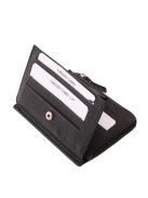 Valódi bőr kártyatartó La Scala 9Q772 fekete