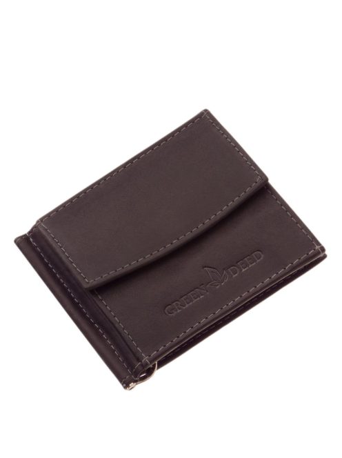 Bőr dollártárca díszdobozban RFID GreenDeed ADL-D fekete