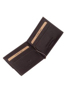 Bőr dollártárca díszdobozban RFID GreenDeed ADL-D fekete